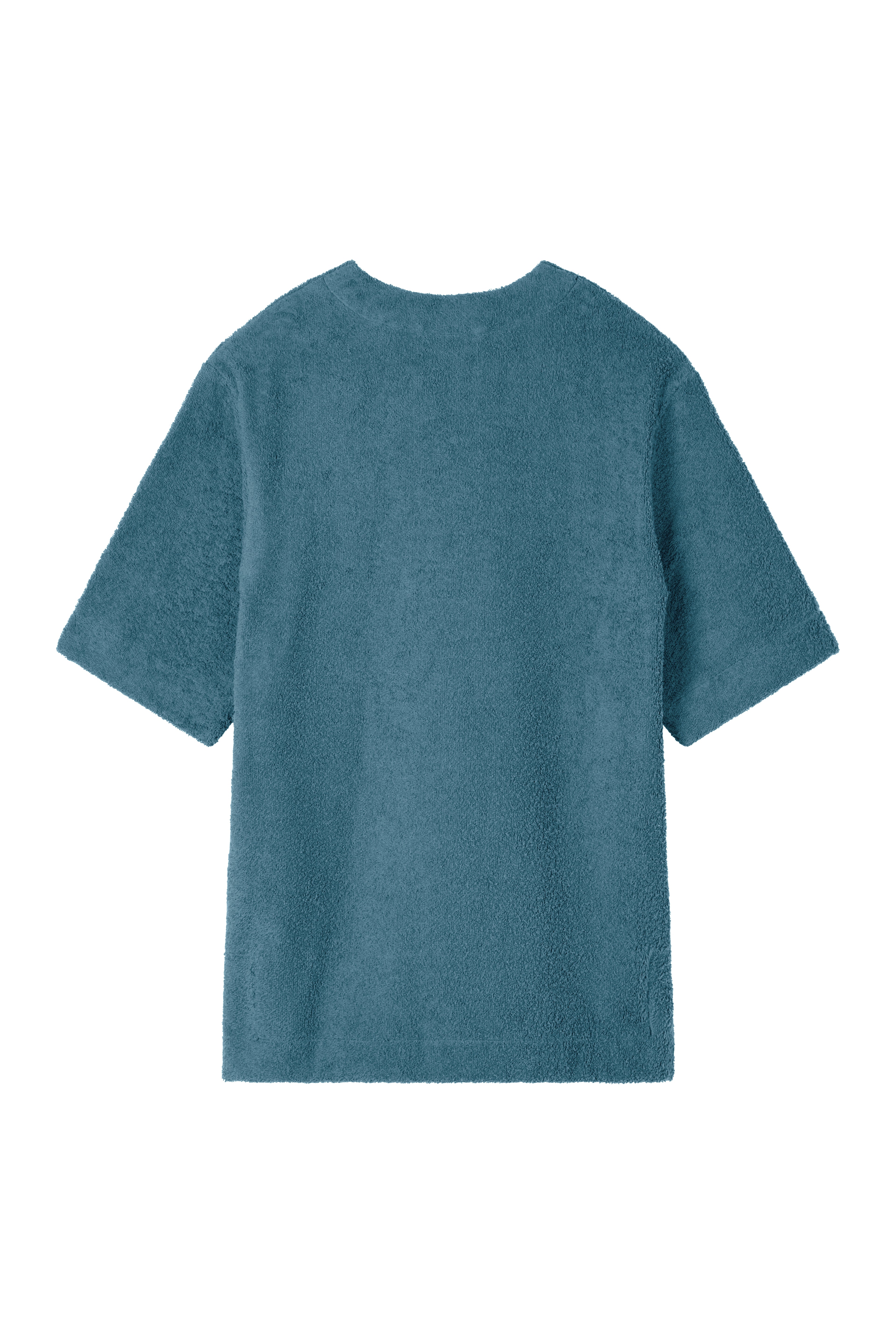 Winnie 3/4 Sleeve Mini Kaftan - Teal - Organic Cotton Towelling
