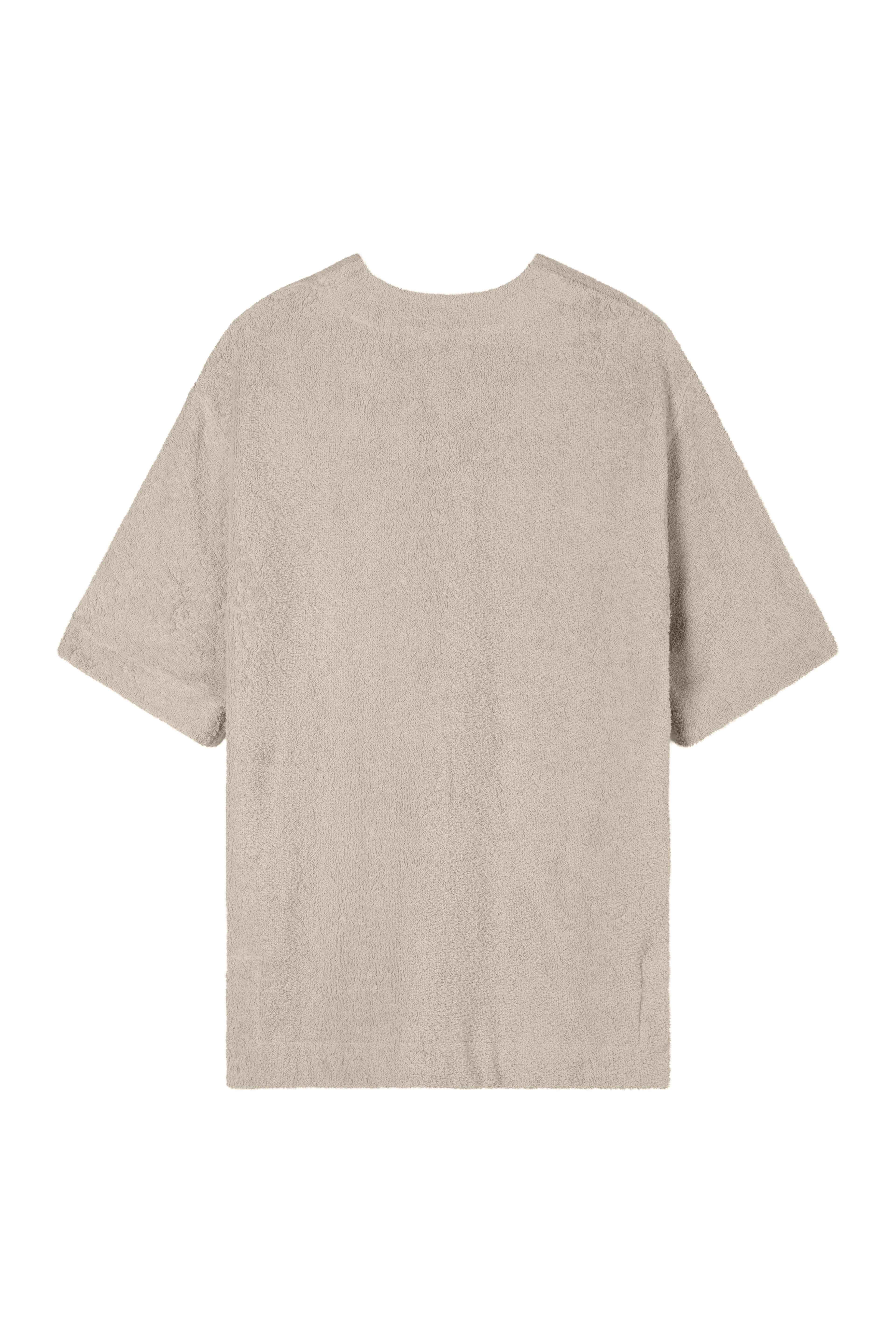 Winnie 3/4 Sleeve Mini Kaftan - Sand - Organic Cotton Towelling