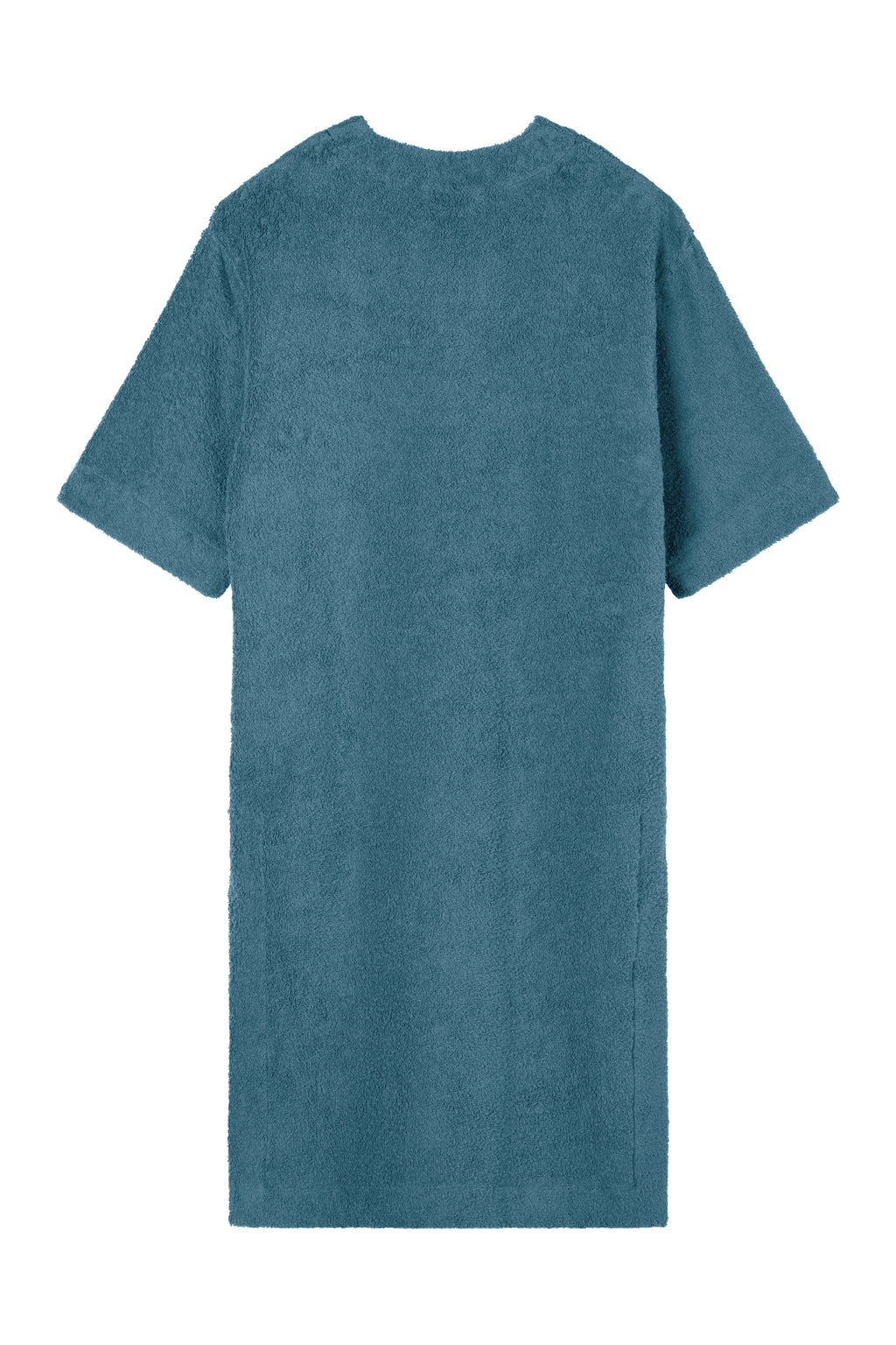 Molly 3/4 Sleeve Midi Kaftan - Teal - Organic Cotton Towelling
